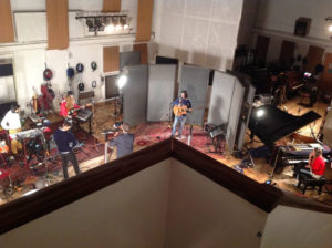3rd Year Students recording in Abbey Road Studio 2